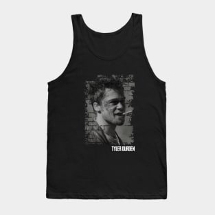 Tyler Durden black and white. Tank Top